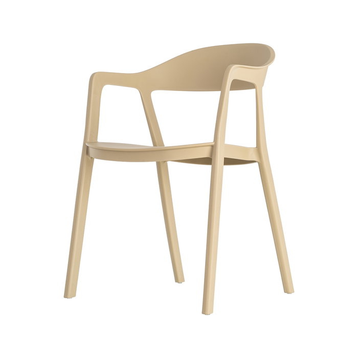 Silla Apilable Caqui Pp Contract 52 X 52 X 80 cm (Set de 2)