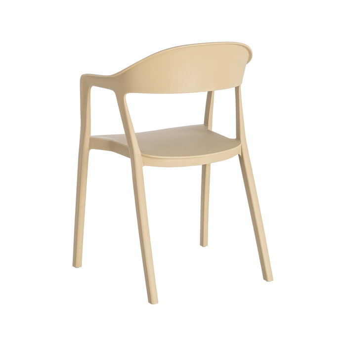 Silla Apilable Caqui Pp Contract 52 X 52 X 80 cm (Set de 2)