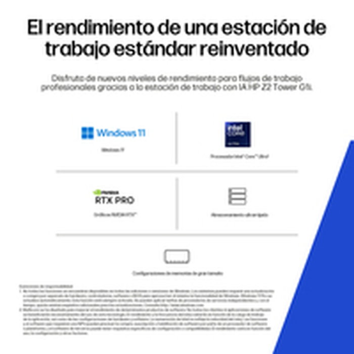 PC de Sobremesa HP D4CU5ET#ABE 48 GB Ultra 7-265 NVIDIA RTX A1000