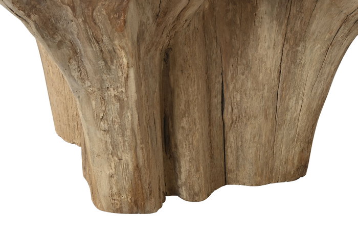 DKD Home Decor Mesa de Comedor Raíz de Teca 160x160x76 DKD Home Decor Mesa de Comedor Raíz de Teca 160x160x76