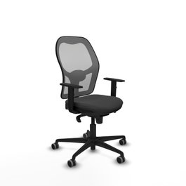 PIQUERAS Y CRESPO Silla de oficina Jorquera Gris con mecanismo Sincro