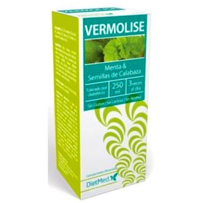 DIETMED Vermolise 250Ml - Menta y Semillas de Calabaza, Suplemento a Base de Ingredientes Naturales DIETMED Vermolise 250Ml - Menta y Semillas de Calabaza, Suplemento a Base de Ingredientes Naturales