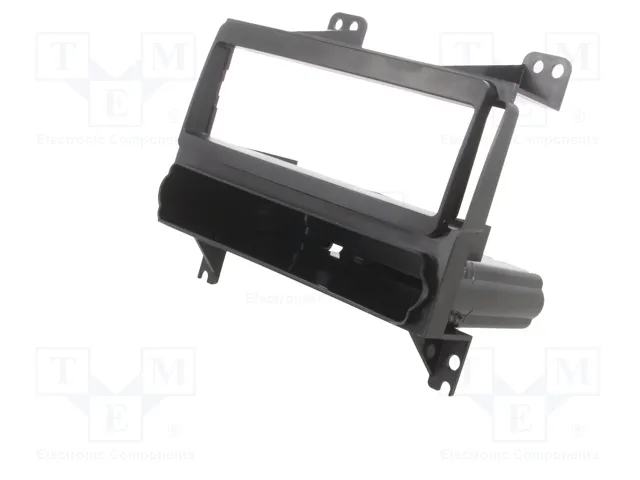 METRA Bastidor de montaje de radio para Hyundai Elantra 2007-2010, 1 DIN, Negro