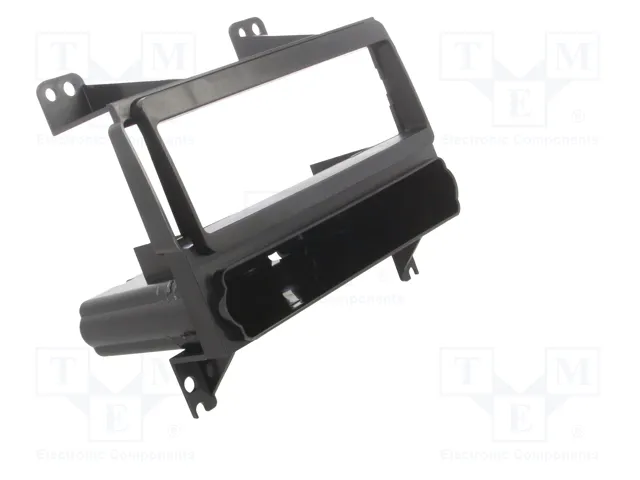 METRA Bastidor de montaje de radio para Hyundai Elantra 2007-2010, 1 DIN, Negro