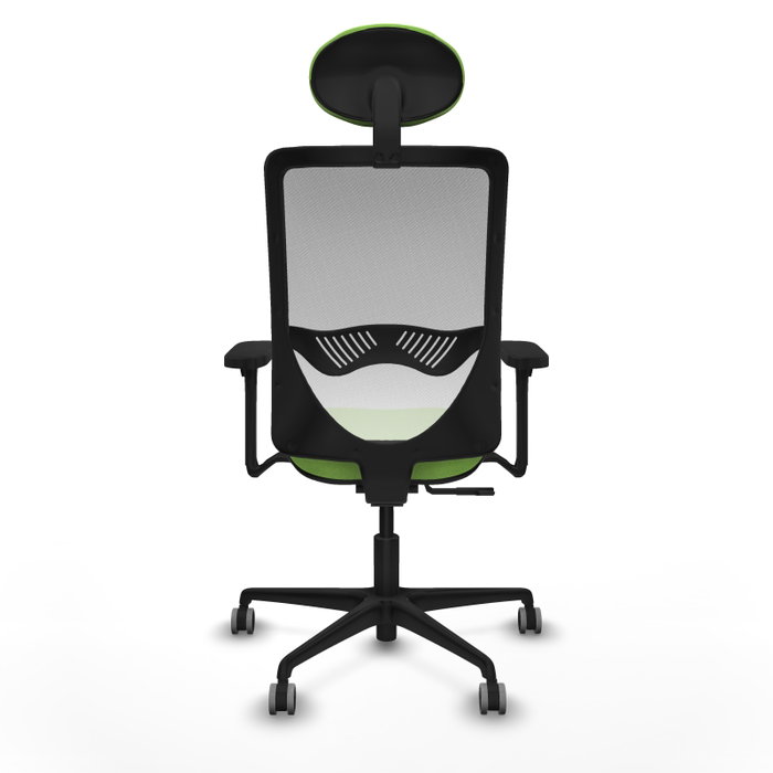 PIQUERAS Y CRESPO Silla de oficina Zulema con mecanismo Sincro, Tela Pistacho y Malla Blanca PIQUERAS Y CRESPO Silla de oficina Zulema con mecanismo Sincro, Tela Pistacho y Malla Blanca