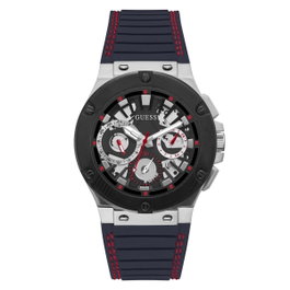 Guess GW0487G1 con correa de silicona negra y caja gris