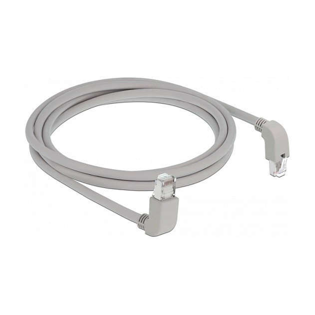 DeLOCK Cable de red RJ45 Cat.5e SF/UTP angulado 2 m