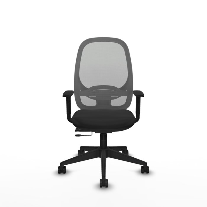 PIQUERAS Y CRESPO Silla de oficina Cilanco con mecanismo Sincro/Traslack, Negro y Gris PIQUERAS Y CRESPO Silla de oficina Cilanco con mecanismo Sincro/Traslack, Negro y Gris