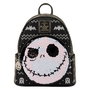 Loungefly Mochila Jack Skellington Pesadilla Antes de Navidad Disney 22,86x11,43x26,67cm