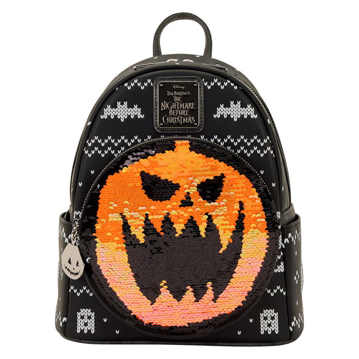 Loungefly Mochila Jack Skellington Pesadilla Antes de Navidad Disney 22,86x11,43x26,67cm