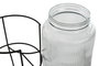 DKD Home Decor Dispensador de Bebidas de Cristal 5L Negro
