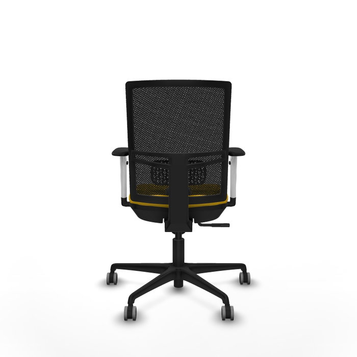 PIQUERAS Y CRESPO Silla de oficina Yunquera con mecanismo Sincro, Amarillo y Negro PIQUERAS Y CRESPO Silla de oficina Yunquera con mecanismo Sincro, Amarillo y Negro