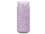 Giftdecor - Bote de Piedras Decorativas Metalizadas 2-5 mm, 700 g, Color Lila, Dimensiones 6.5x15.8x6.5 cm (Set de 12)