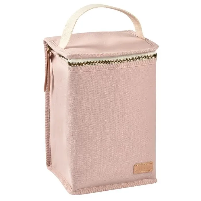 Beaba BEA3384349403133 Bolsa de comida para bebés isotérmica, rosa empolvado Beaba BEA3384349403133 Bolsa de comida para bebés isotérmica, rosa empolvado