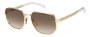 David Beckham DB-7121-G-S-LOJ Gafas de sol doradas con cristal marrón