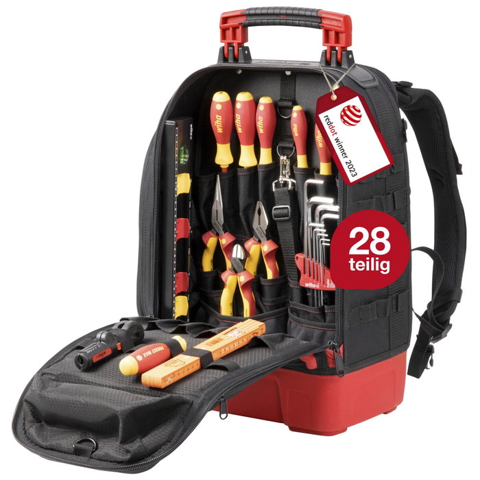Wiha Mochila de herramientas electric 28 piezas