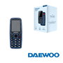 Daewoo Senior Pant 2.4 Teléfono Móvil - Pantalla 2.4 Pulgadas, Cámara, Radio FM, Luz SOS y Linterna, Color Azul