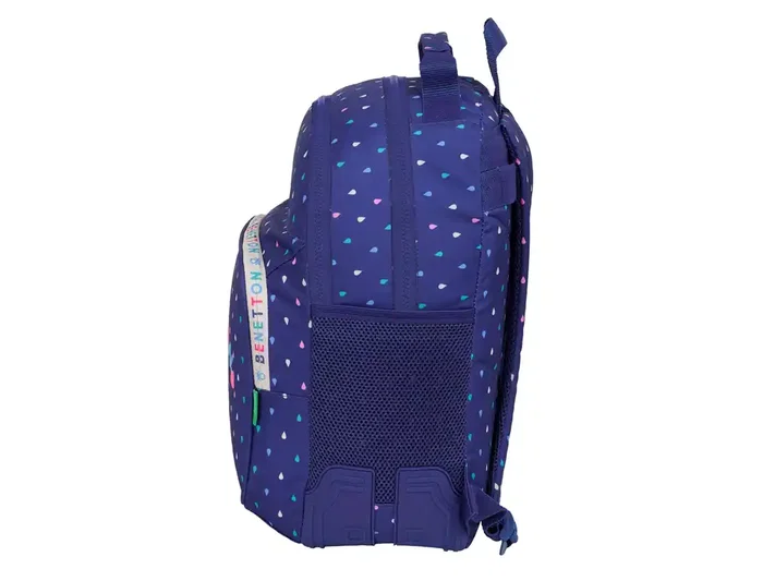 Safta Mochila Doble Benetton Drop Adaptable a Carro 420x320x150 mm