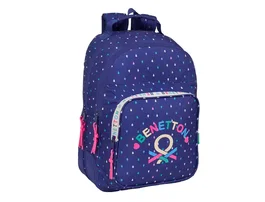 Safta Mochila Doble con Cantoneras Adaptable a Carro Benetton Drop 420x320x150 mm