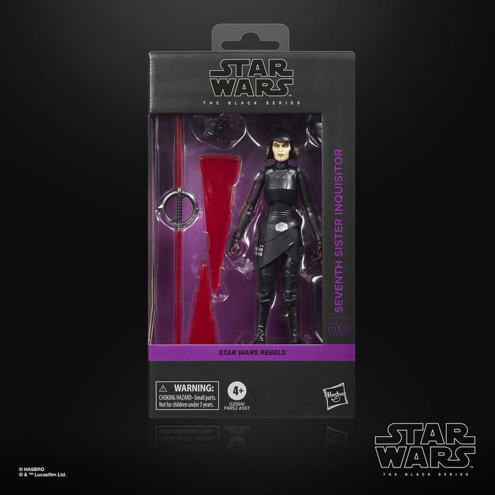 Hasbro Figura Acción Star Wars The Black Series Seventh Sister Inquisitor (Séptima Hermana) 15 cm - Basada en Star Wars Rebels, 4 accesorios incluidos, para colección Hasbro Figura Acción Star Wars The Black Series Seventh Sister Inquisitor (Séptima Hermana) 15 cm - Basada en Star Wars Rebels, 4 accesorios incluidos, para colección