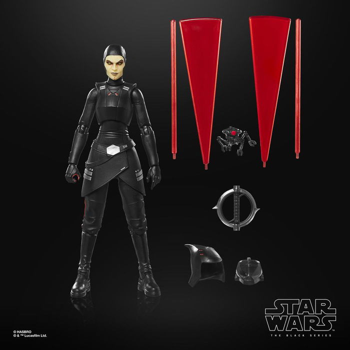 Hasbro Figura Acción Star Wars The Black Series Seventh Sister Inquisitor (Séptima Hermana) 15 cm - Basada en Star Wars Rebels, 4 accesorios incluidos, para colección Hasbro Figura Acción Star Wars The Black Series Seventh Sister Inquisitor (Séptima Hermana) 15 cm - Basada en Star Wars Rebels, 4 accesorios incluidos, para colección
