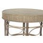 DKD Home Decor Set de 2 Mesitas Auxiliares de Ratán Natural