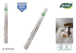 Algon Rollo Mantel Wood 1 x 10 m (12 Unidades)