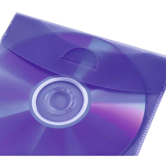 Hama Fundas de Protección para CD-ROM/DVD-ROM, 50 unidades, Colores Surtidos