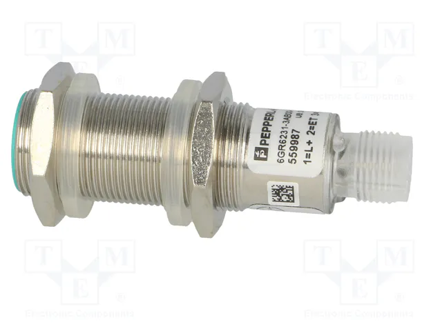 PEPPERL+FUCHS Sensor de ultrasonido recto 0,025÷0,4m PNP/NO