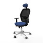 PIQUERAS Y CRESPO Silla de oficina Jorquera con mecanismo Sincro/Traslack Azul marino