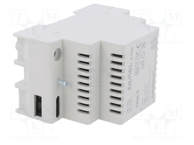 ZAMEL Transformador de Red 15VA 230VAC a 8V para Raíl DIN