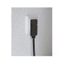 Brennenstuhl Cable de extensión con conector de ángulo plano, 10 metros, negro