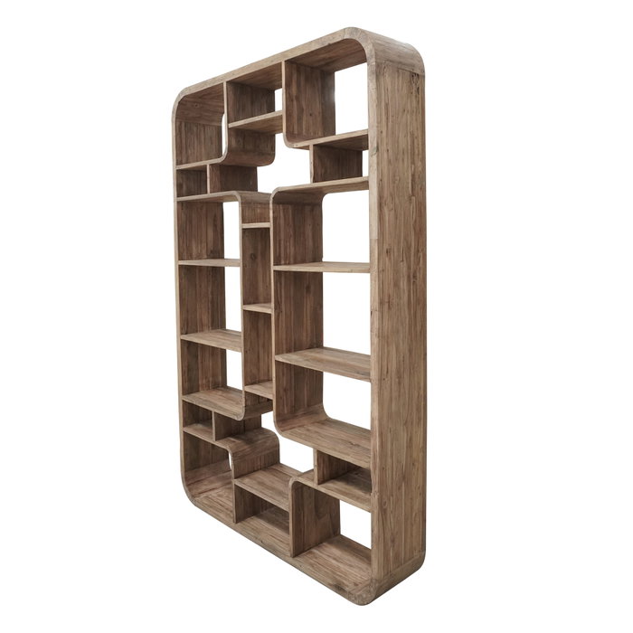 DKD Home Decor Estantería de Teca Reciclada 140x30x220 Natural