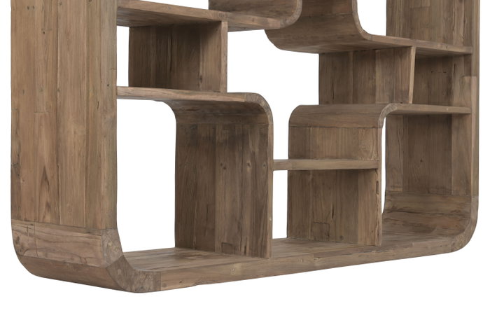 DKD Home Decor Estantería de Teca Reciclada 140x30x220 Natural
