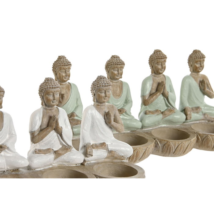 DKD Home Decor Figura Buda Portavelas de Resina, Surtido de 2 Unidades DKD Home Decor Figura Buda Portavelas de Resina, Surtido de 2 Unidades
