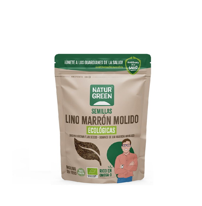 NATURGREEN Semillas de lino marrón molidas BIO 150 g NATURGREEN Semillas de lino marrón molidas BIO 150 g
