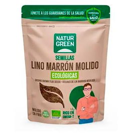 NATURGREEN Semillas De Lino Marron Molido Bio 150 Gr