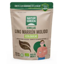 NATURGREEN Semillas De Lino Marron Molido Bio 150 Gr