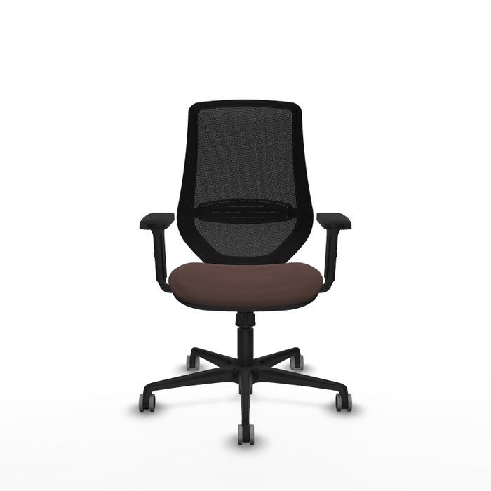 PIQUERAS Y CRESPO Silla de oficina Mardos con mecanismo Sincro, Marrón oscuro y Negro PIQUERAS Y CRESPO Silla de oficina Mardos con mecanismo Sincro, Marrón oscuro y Negro