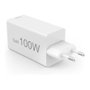 Hama 00201997 Cargador rápido GaN 65W, 2x USB-C PD, 1x USB-A QC, Blanco