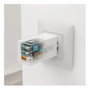 Hama 00201997 Cargador rápido GaN 65W, 2x USB-C PD, 1x USB-A QC, Blanco