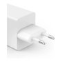 Hama 00201997 Cargador rápido GaN 65W, 2x USB-C PD, 1x USB-A QC, Blanco