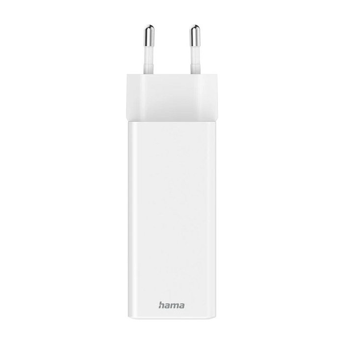 Hama 00201997 Cargador rápido GaN 65W, 2x USB-C PD, 1x USB-A QC, Blanco Hama 00201997 Cargador rápido GaN 65W, 2x USB-C PD, 1x USB-A QC, Blanco
