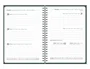 Liderpapel Agenda de Oficina 2027 Espiral Basic Semana Vista A5 Bilingüe Verde