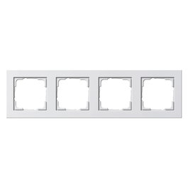 GIRA 021429 Marco 4 vías Blanco Brillante E2