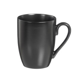 Caison Tazas Yumei de Porcelana Negro Mate, 6 uds.