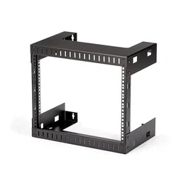StarTech.com Rack de Servidores Abierto de 8U de Pared, 19 Pulgadas, 2 Columnas, 12 Pulgadas Profundidad, para Equipo AV, 80 kg