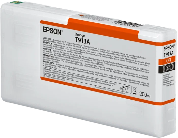 Epson T913A Cartucho de tinta naranja 200 ml Epson T913A Cartucho de tinta naranja 200 ml