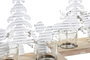DKD Home Decor Portavelas de Madera y Metal con 2 Vasos