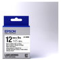 Epson LabelWorks LK-4WBW Cinta de etiquetas adhesiva fuerte Negro sobre Blanco 1,2 cm x 9 m